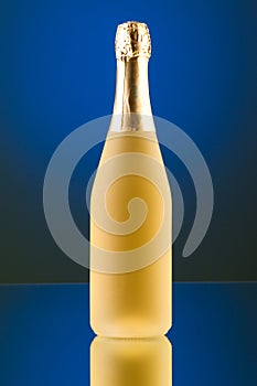 Champagne against gradient background