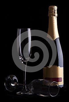 Champagne bottle