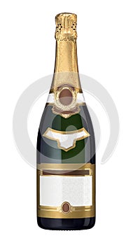 Champagne bottle