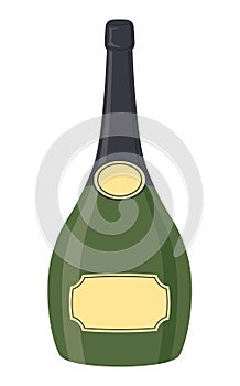 champagne bottle deisng