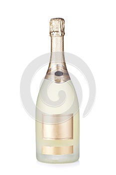 Champagne brut bottle photo