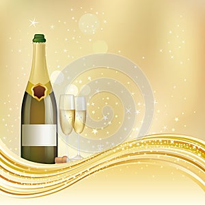 champagne celebrate background