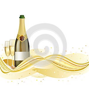 champagne celebrate background