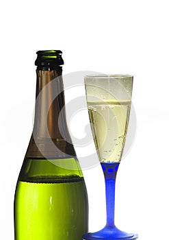 Champagne and flute