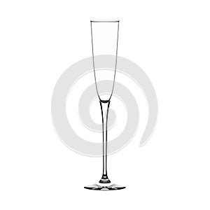 Champagne-flute glass