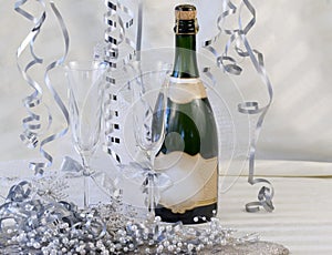 Champagne Flutes Decorated