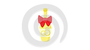 Champagne icon animation