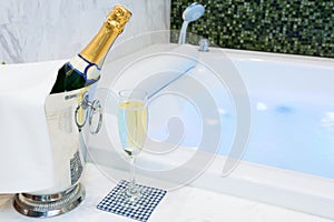 Champagne and Jacuzzi Spa