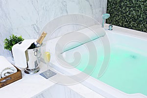 Champagne and Jacuzzi Spa