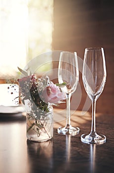 Champagne, luxury toast and glass for alcohol wine drink in party, birthday celebration or anniversary success. Texture
