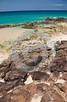 Champagne Pool on Fraser Island