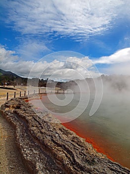 Champagne Pool in Rotarua Geothermal Area