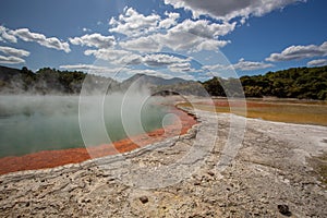 Champagne Pool in Waiotapu, Rotorua, New Zealand