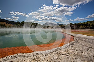 Champagne Pool in Waiotapu, Rotorua, New Zealand