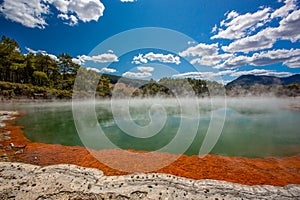 Champagne Pool in Waiotapu, Rotorua, New Zealand