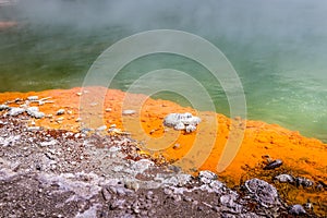 Champagne Pool in Waiotapu Thermal Reserve, Rotorua, New Zealand