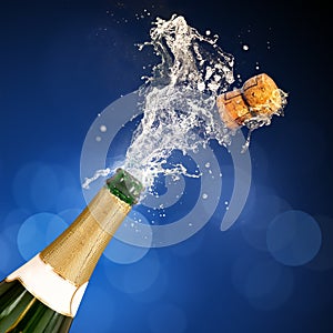 Champagne Popping Bottle photo