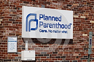 Planned Parenthood location. Planned Parenthood provides reproductive health services in the US V