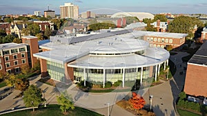 Champaign, University of Illinois, Nugent Hall, UIUC, Aerial Flying