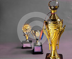 champion golden trophy