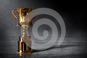Champion golden trophy cup backgrounds