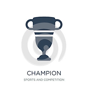 champion icon in trendy design style. champion icon isolated on white background. champion vector icon simple and modern flat