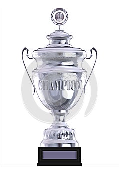 Champion silver trophy