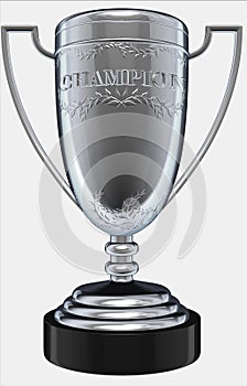 Champion silver trophy