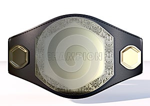 3D championship belt photo