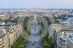 Champs-Elysees and Concorde Place
