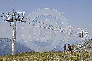 Start of Mountain Bike tracks