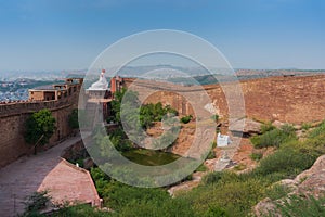 Chamunda Mataji temple at Mehrangarh fort, Jodhpur, Rajasthan, India.