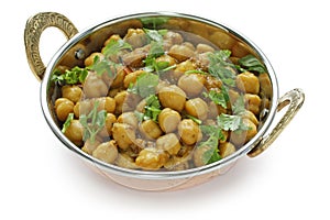 Chana masala , chickpea curry , indian dish