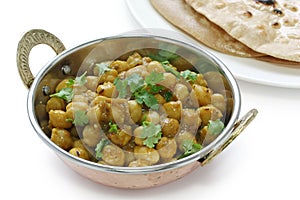 Chana masala , chickpea curry , indian dish