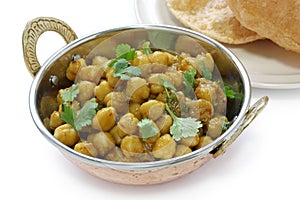 Chana masala , chickpea curry , indian dish