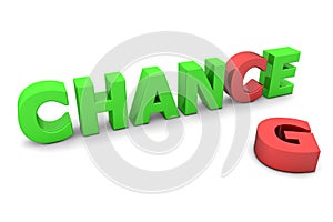 Chance to Change II - Red and Green