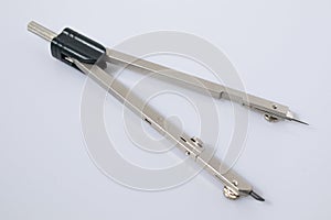 Chancellery, compass in a white background