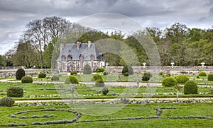 Chancellery from the Diane de Poitiers Garden of Chenonceau Cast