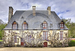 Chancellery from the Garden of Chenonceau Castle photo