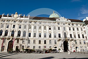 Chancellery Wing of Hofburg Palace - Vienna - Austria photo