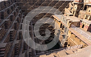 Chand Baori - speed the well, the construction of ancient architecture