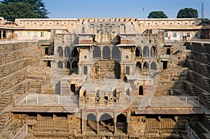 Chand Baori Stepwell, Rajasthan, India.