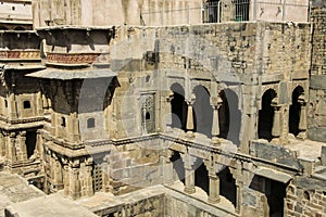 The Chand Baori stepwell in the village of Abhaneri, Rajasthan, photo