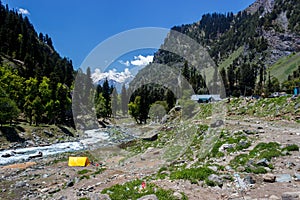 Chandanwari, Amarnath yatra route, Kashmir, India photo