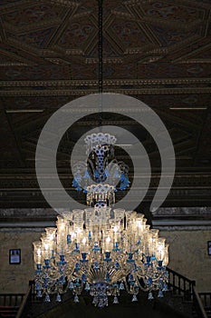 Chandelier in the Beylerbeyi Palace