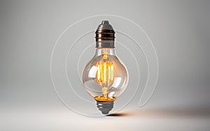Chandelier Bulb with No Background Interruption -Generative Ai