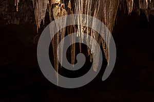 The Chandelier Hangs As a Centerpiece In Carlsbad Caverns
