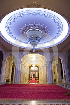 Chandelier in luxury palace