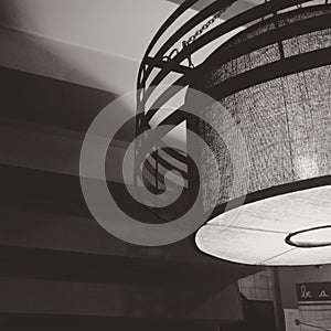 chandelier in minimal style