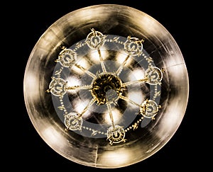 Chandelier seen from below